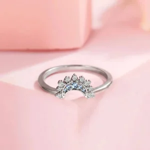 Celestial Moon Couple Ring Set 3
