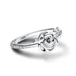 Rose Flower Ring Side View